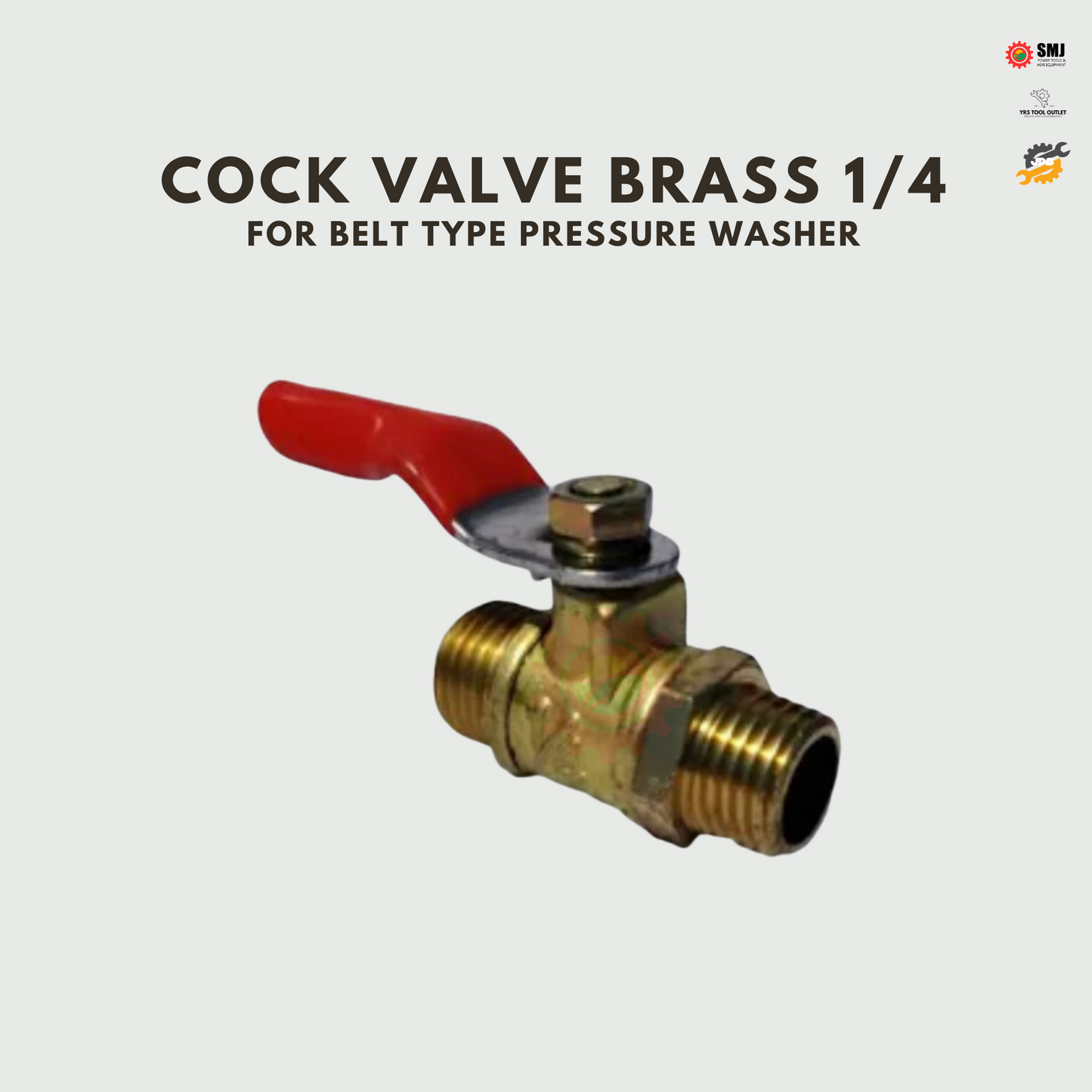 Cock Valve 1/4" for Pressure Washer Sprayer Hose Car Wash Belt type