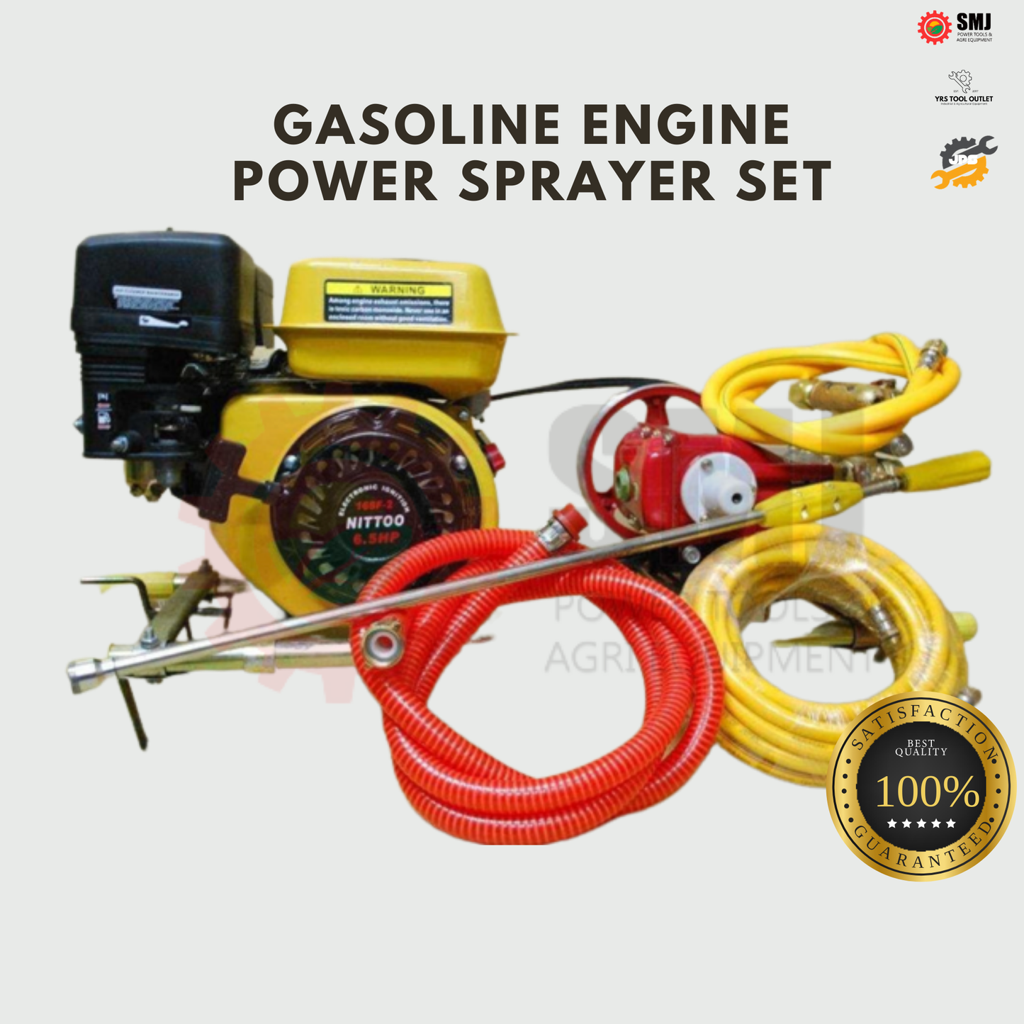 Kawasaki Power Sprayer With Induction Motor 1.5HP Power Spray Belt Driven Pressure Washer