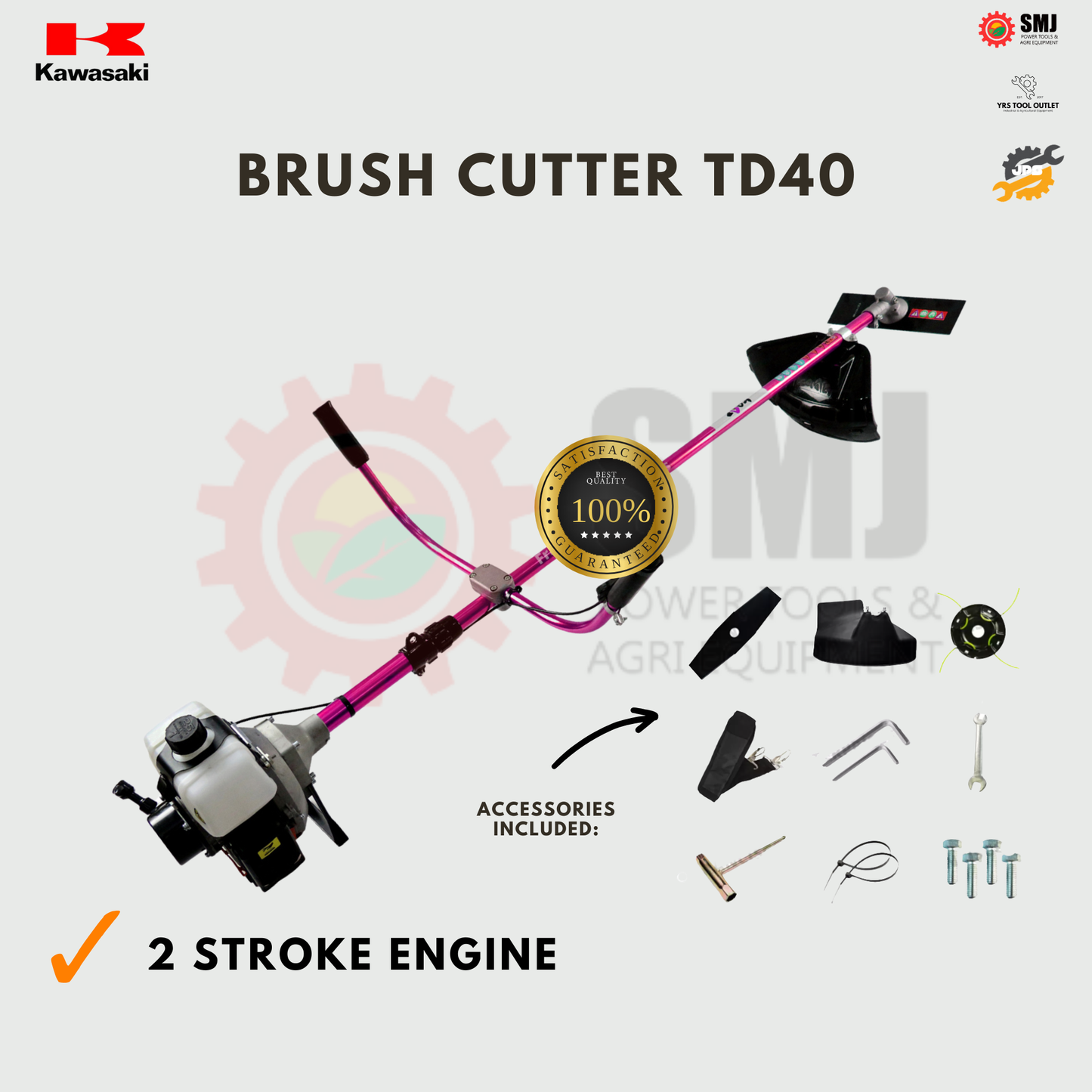 Honda Kawasaki Robin Grass Cutter Bush Cutter GX35 TD40 KAAZ EC04