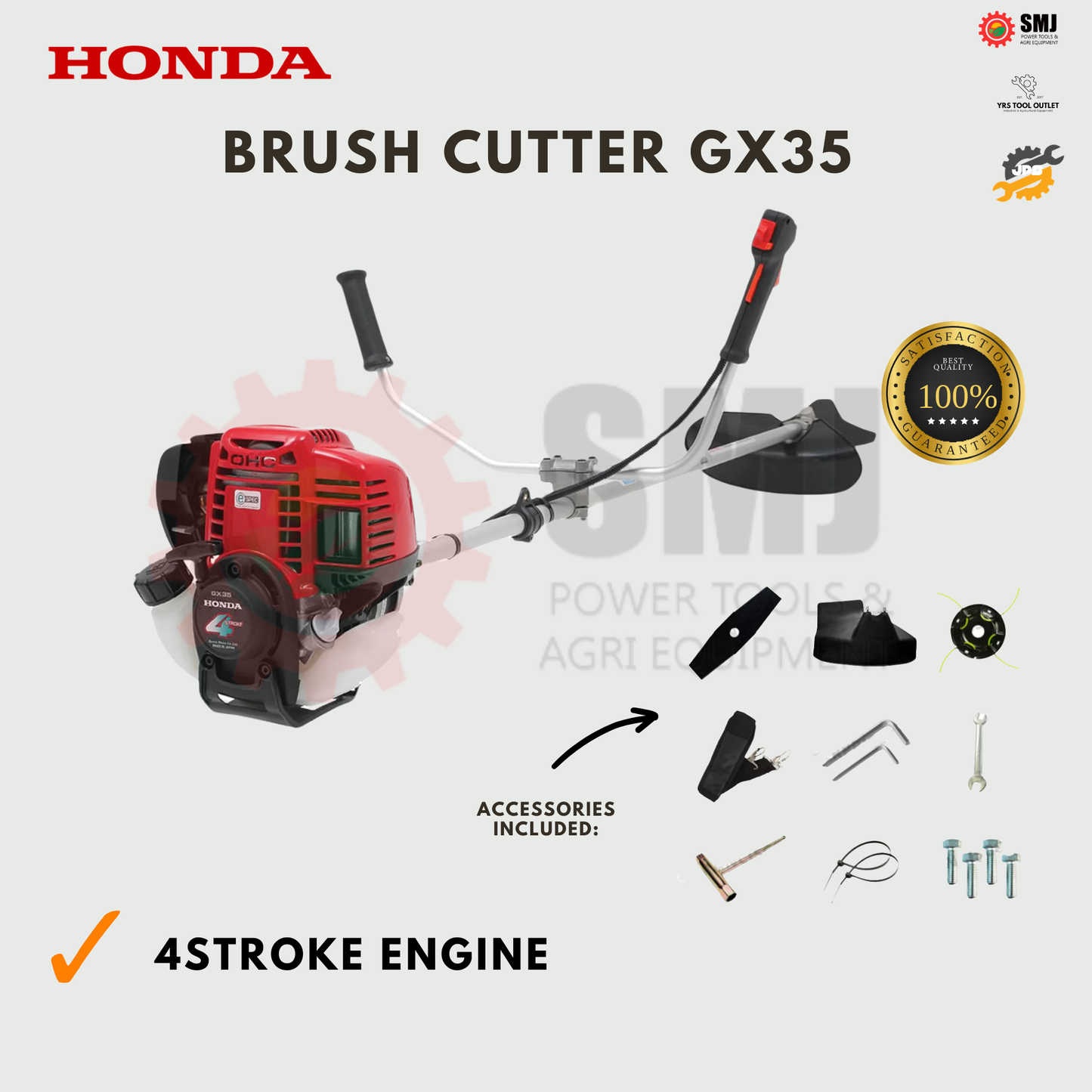 Honda Kawasaki Robin Grass Cutter Bush Cutter GX35 TD40 KAAZ EC04