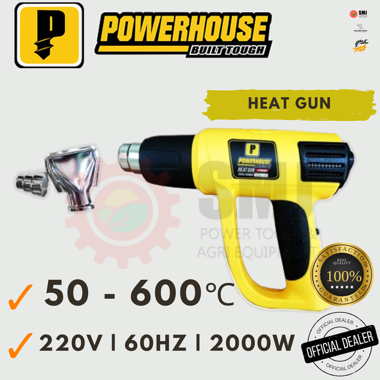 POWERHOUSE Heat Gun 2000W