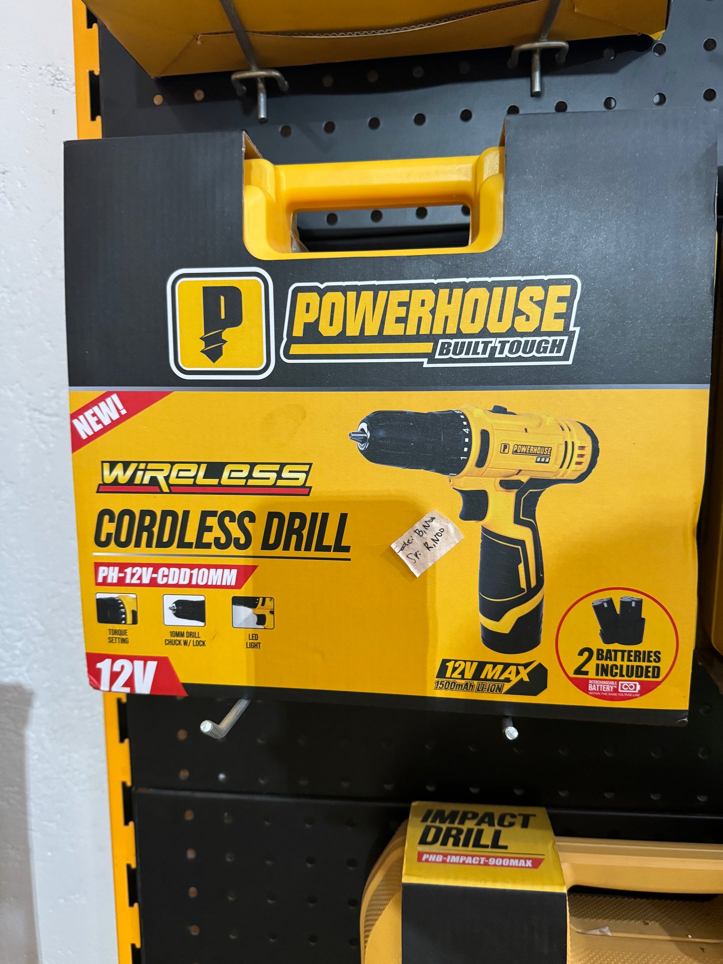 POWERHOUSE CORDLESS DRILL PH-12V-CDD10MM