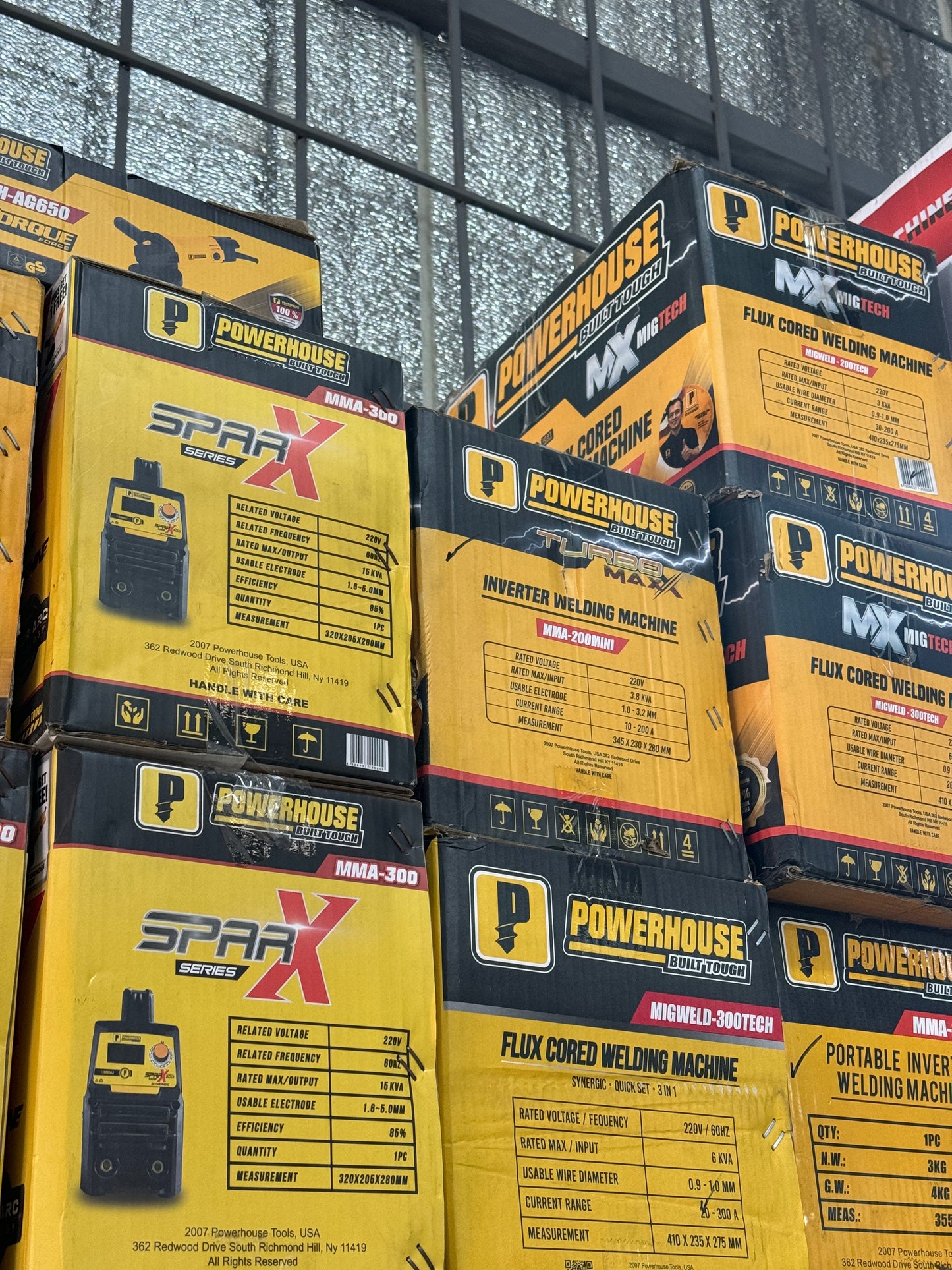 POWERHOUSE MIGWELD TECH Gasless MIG Fully Inverter Flux Welding Machine 200 - 300TECH