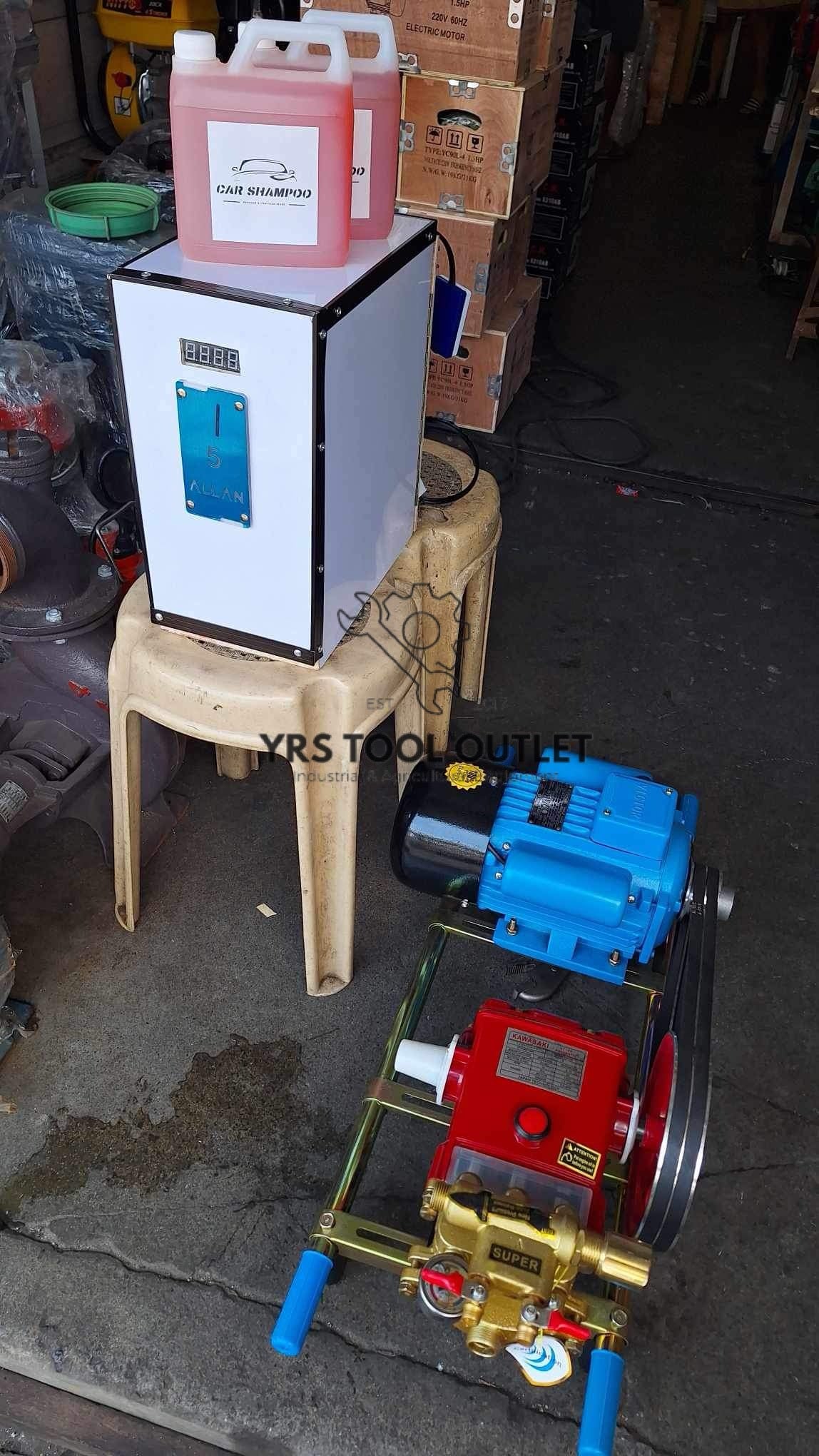 Carwash Vendo Set Belt Type Portable