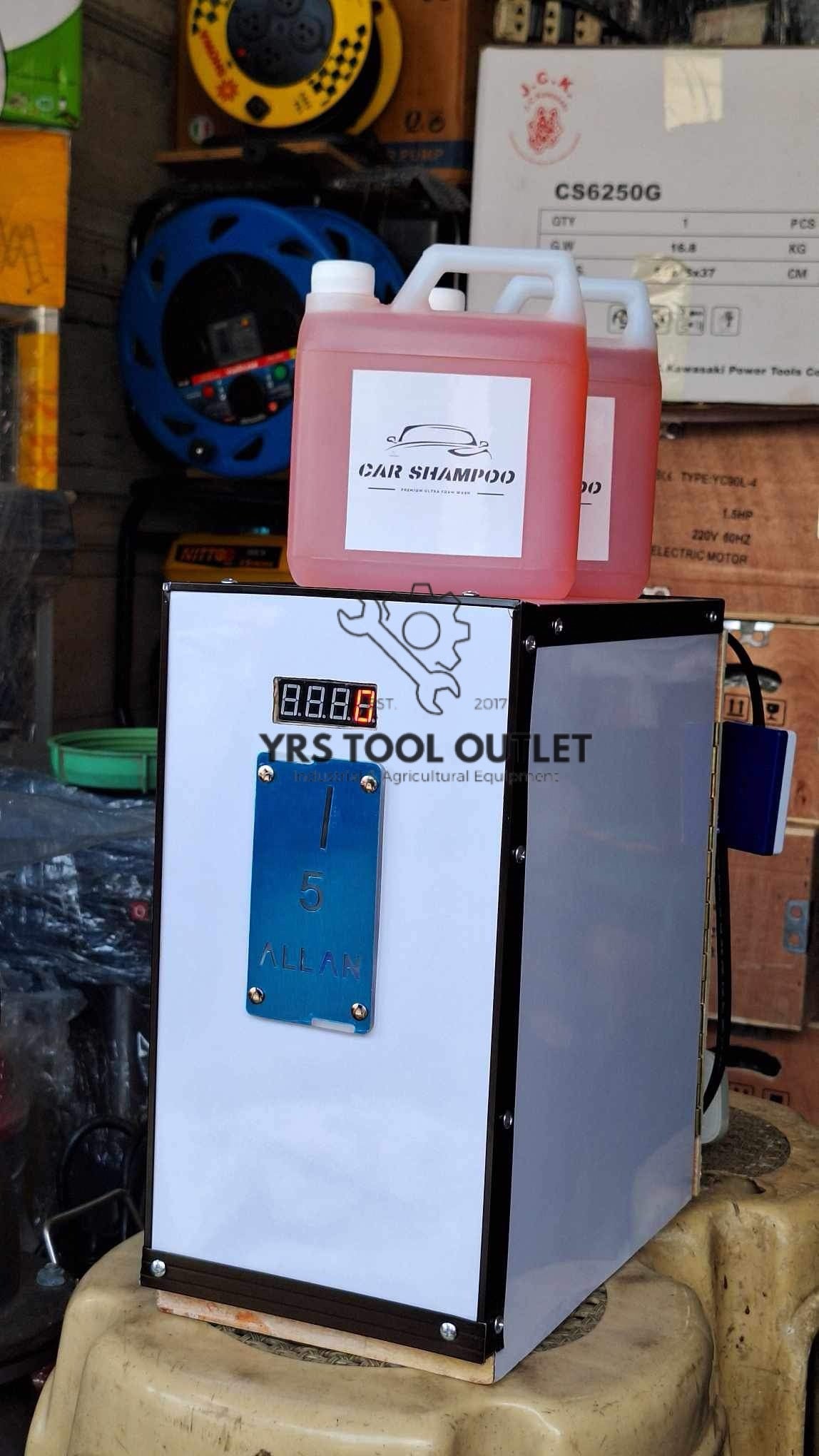 Carwash Vendo Set Belt Type Portable