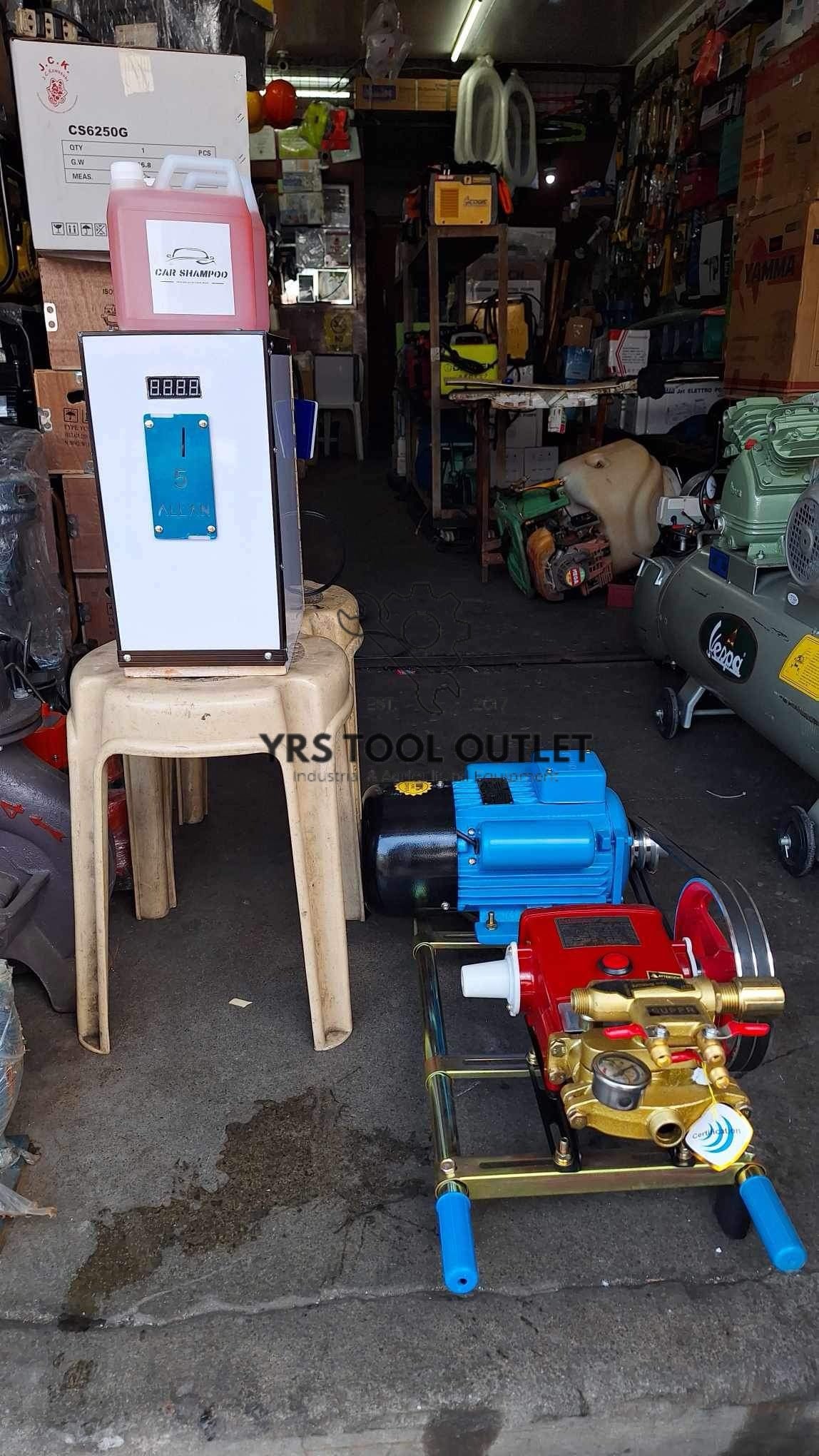 Carwash Vendo Set Belt Type Portable