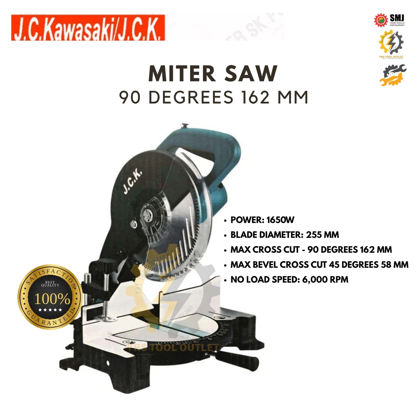 JC Kawasaki Compound Miter Saw CS6250G