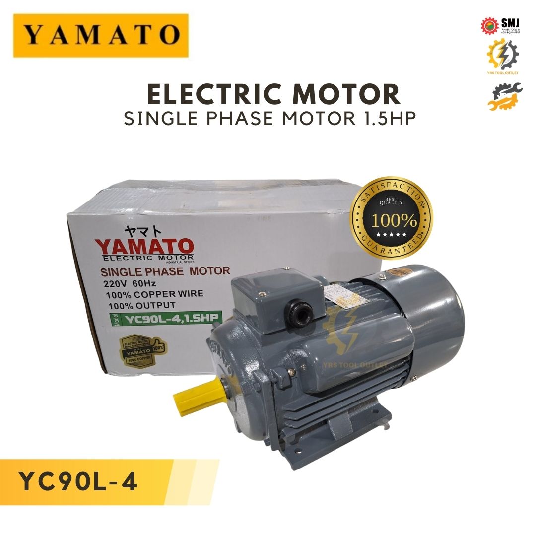 Mindong Meiji Sato Electric Motor 1.5 HP Copper and Aluminum (green/gray/black)