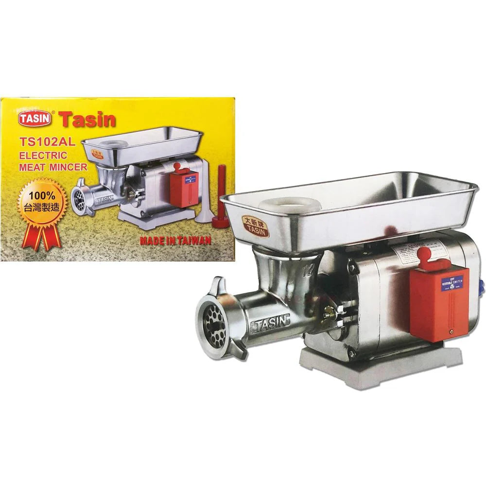 TASIN Electric Meat Mincer Grinder Stainless TS-102AL ORIGINAL MADE IN TAIWAN