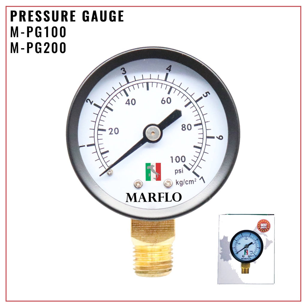 Pressure Switch & Gauge for Water Pump