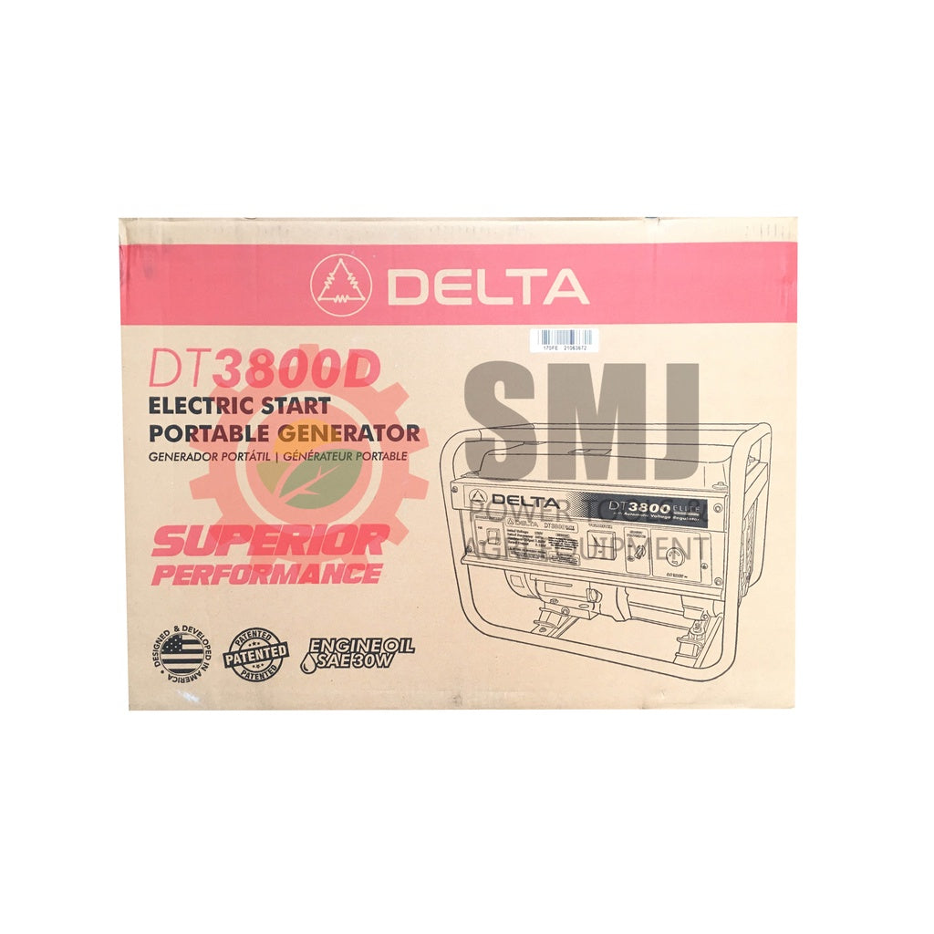 DELTA Generator Gasoline Electric Starter DT3800D