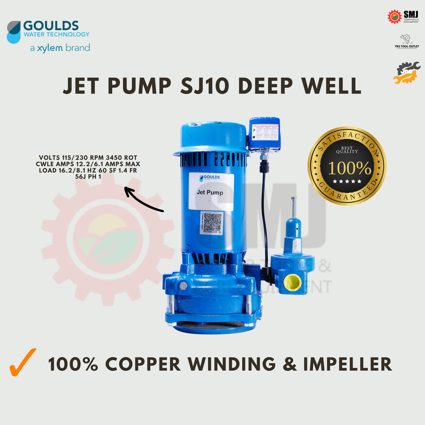 Goulds Original Jet Pump Shallow Well Deep Well