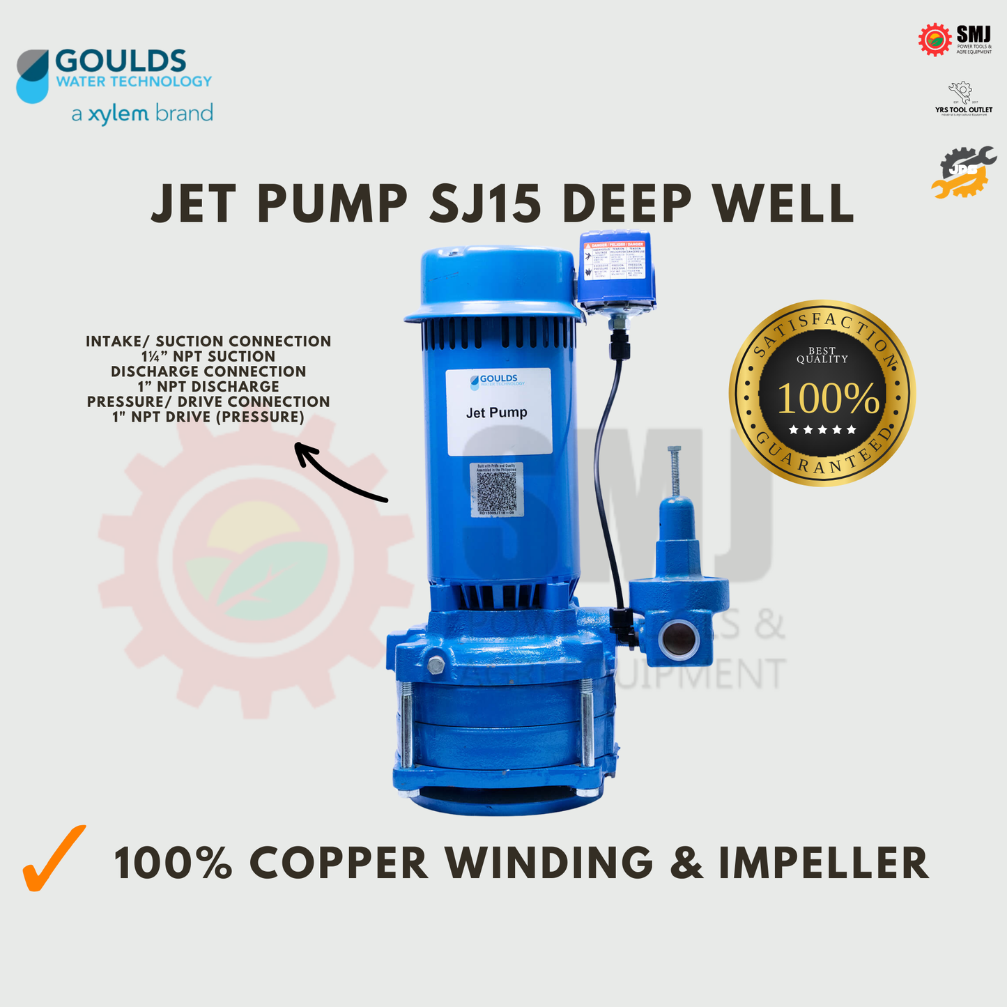 Goulds Original Jet Pump Shallow Well Deep Well