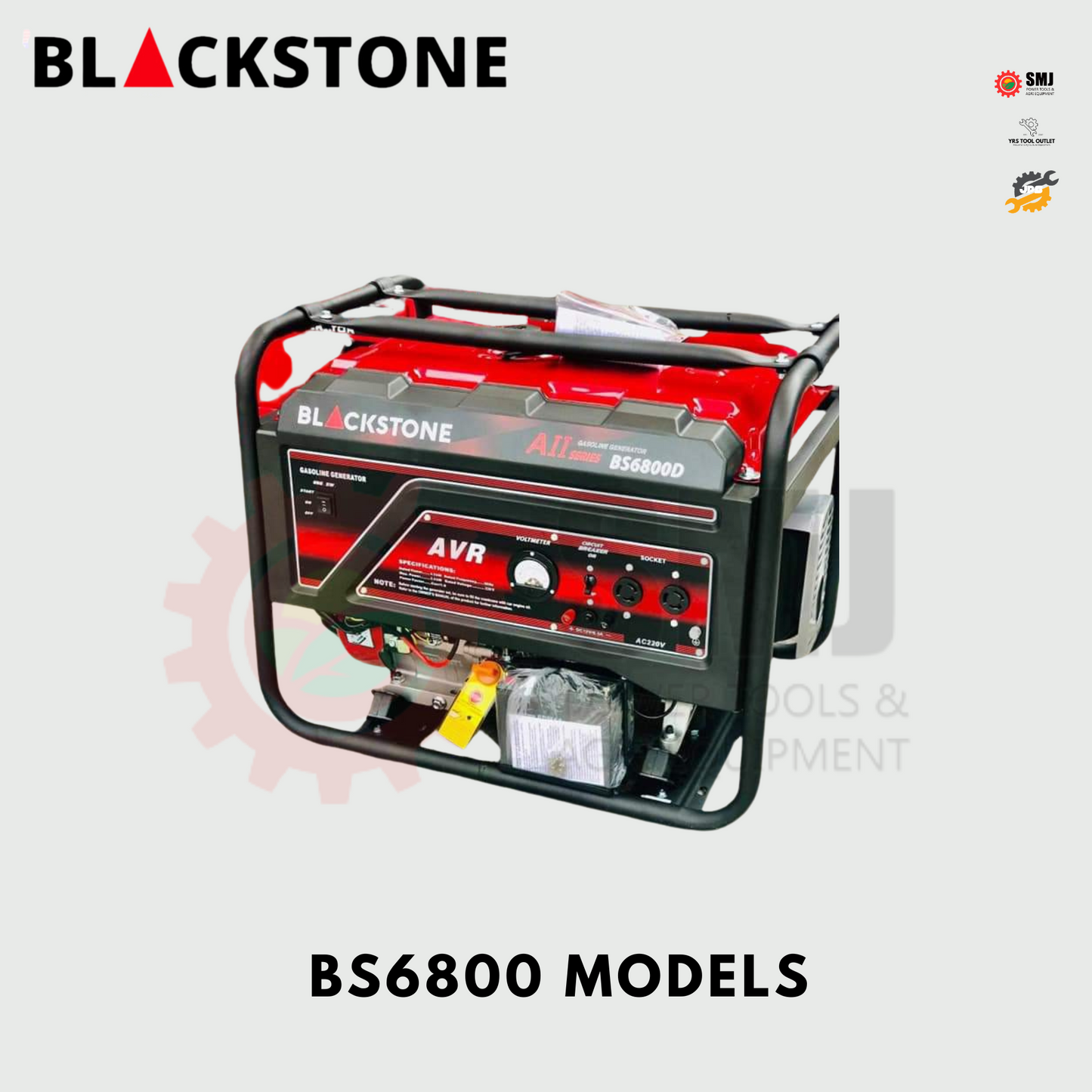 BlackStone Gasoline Generator BS6800D Electric/Manual Start