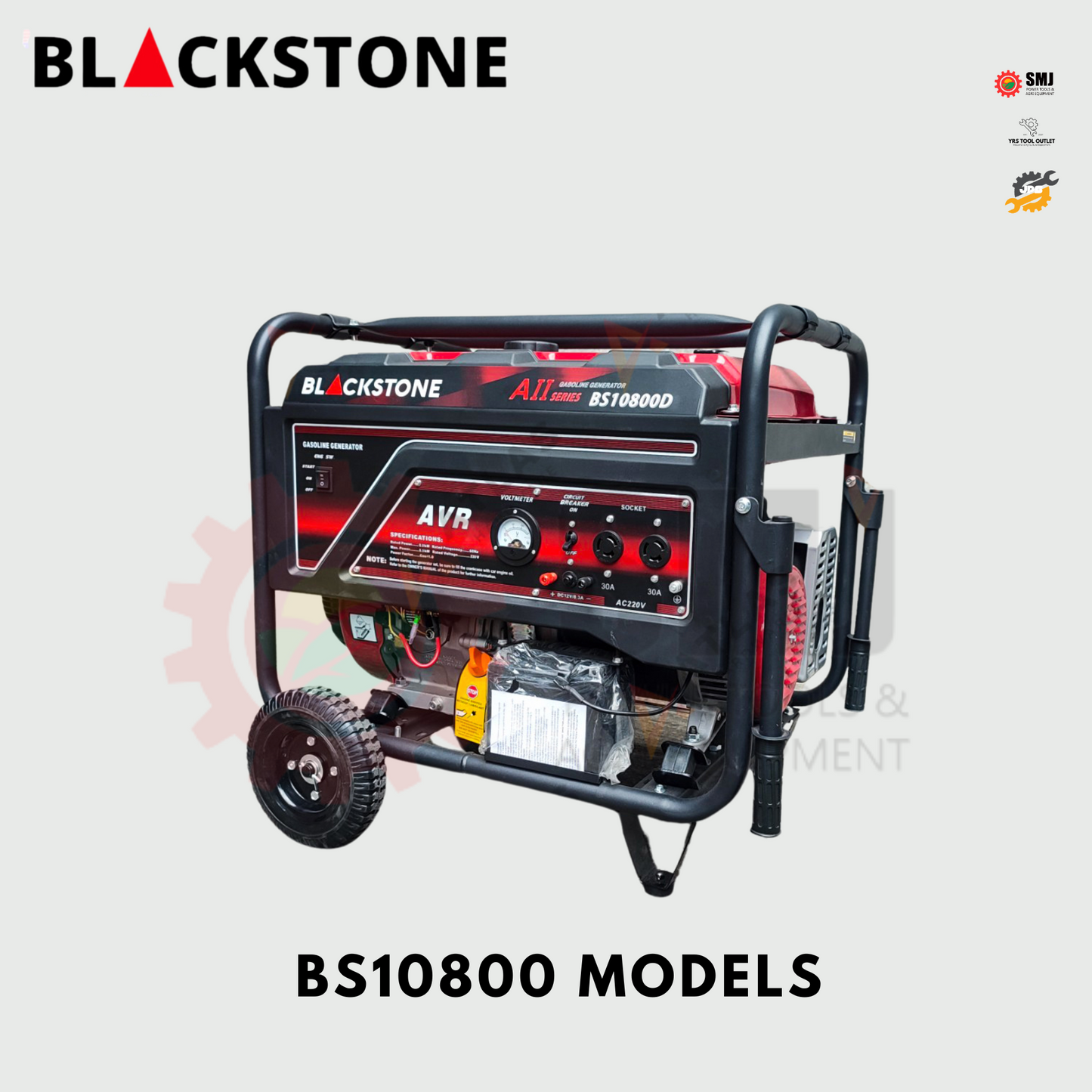 BlackStone Gasoline Generator BS10800D Electric Start