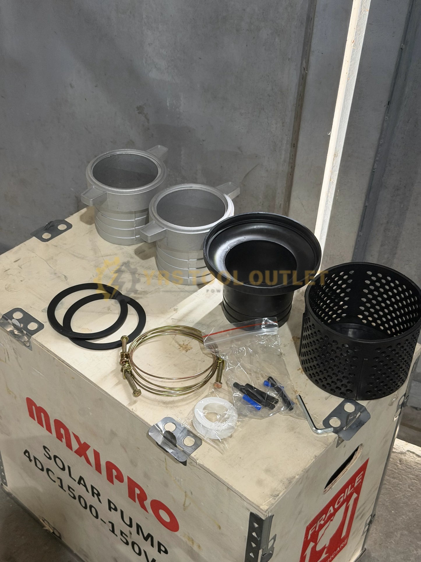 MAXIPRO Solar Centrifugal Pump 2HP 4x4" 150V w/o panel