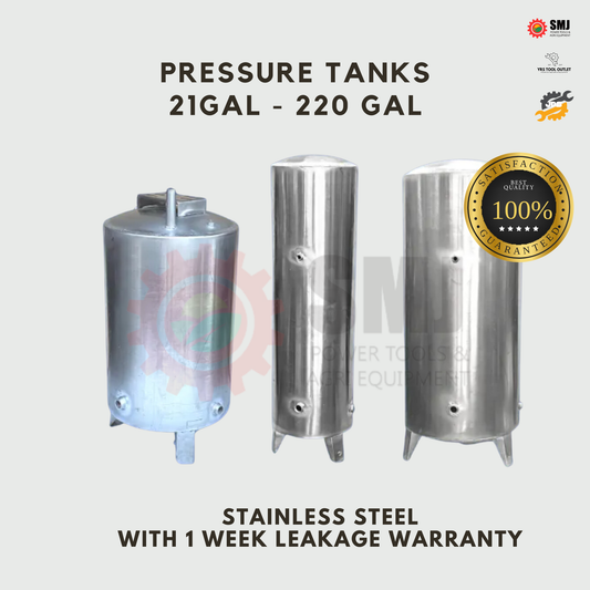 Stainless Steel Pressure Tanks