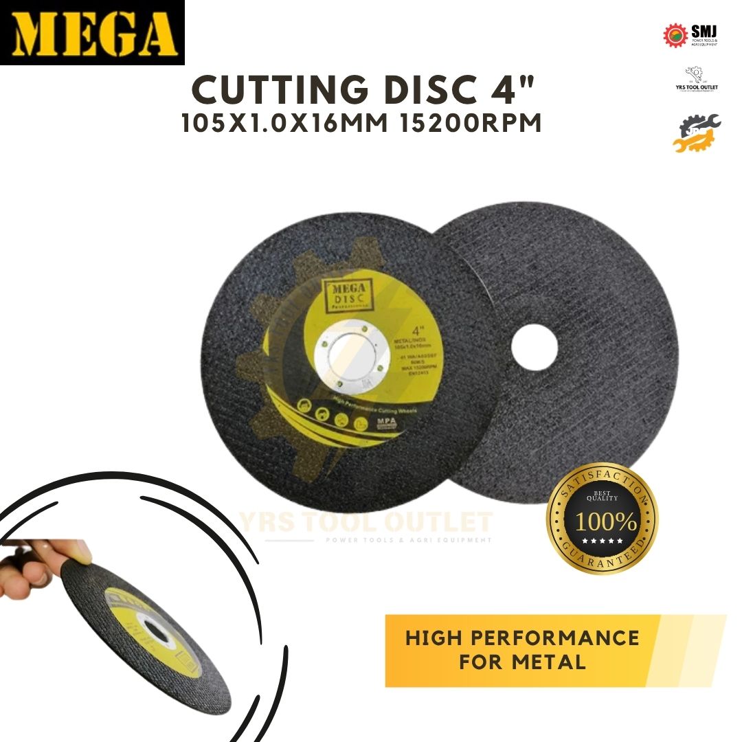 Cutting Grinding Disc MEGA 4" HIGH QUALITY