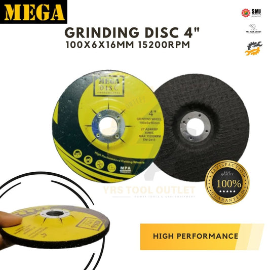 Cutting Grinding Disc MEGA 4" HIGH QUALITY