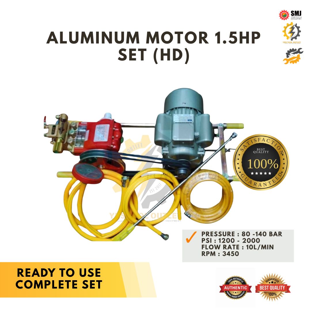 Power Sprayer With Induction Motor 1.5HP Power Spray Belt Driven Pressure Washer