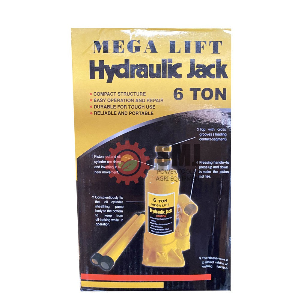 MEGA Hydraulic Jack Bottle Jack 6T 10T 32T 50T