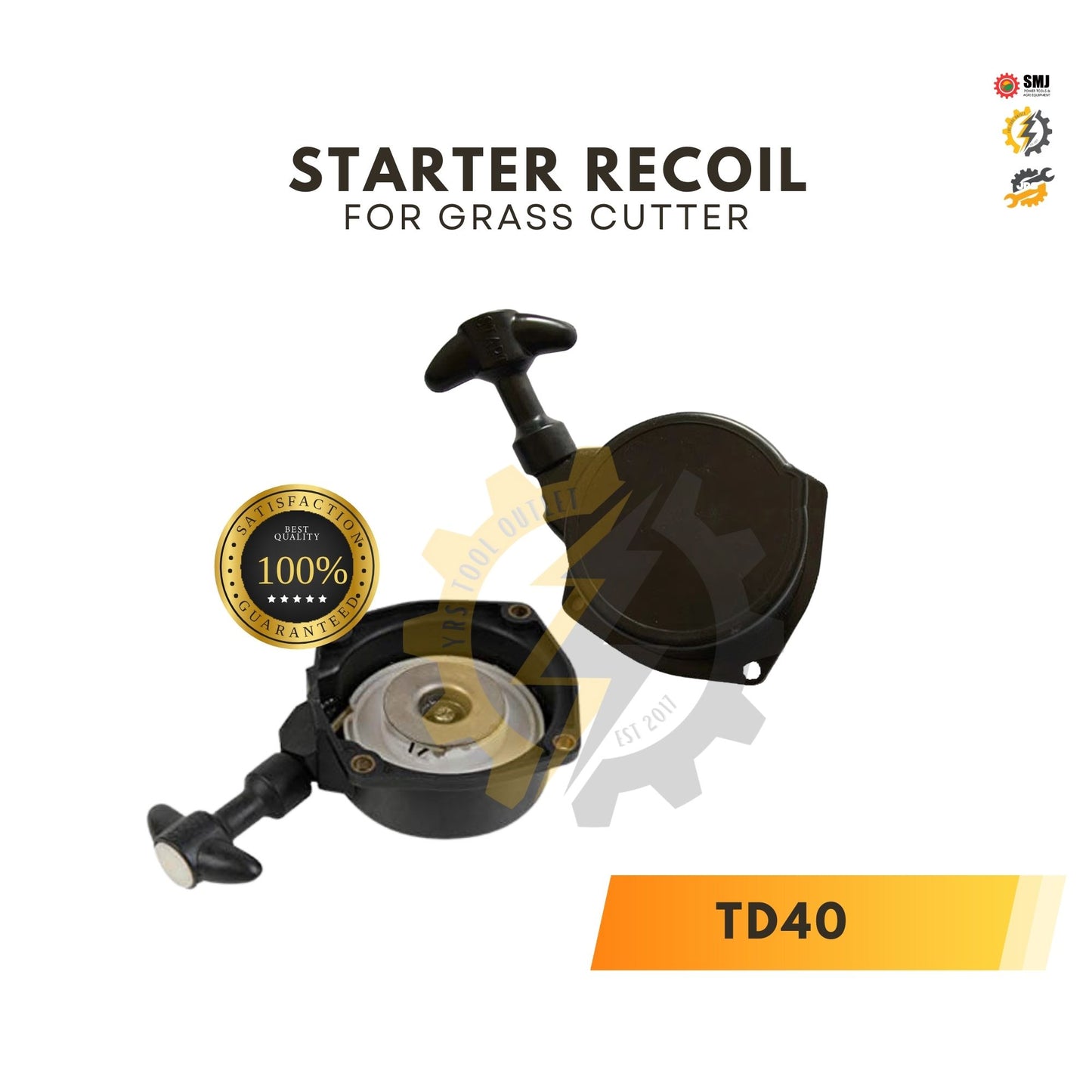 Recoil Starter Motor Assembly TD40 Grass Cutter Bush Cutter