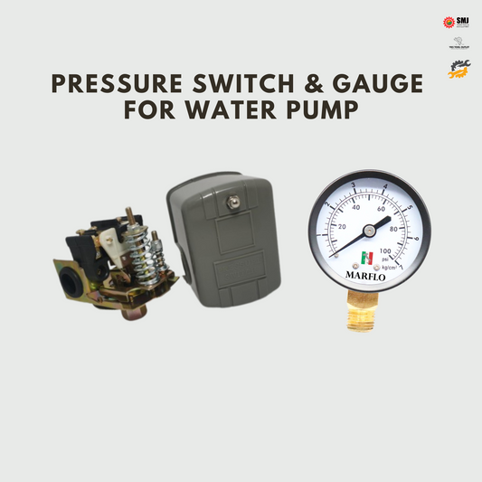 Pressure Switch & Gauge for Water Pump