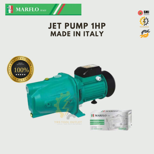 Marflo Self Priming Jet Pump 1HP JET100 GENUINE 0.5HP Booster